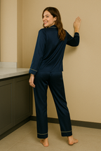 Premiun Zijden Pyjama Set Vrouwen