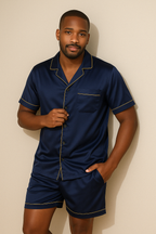 Premium Zijden Korte Pyjama Set