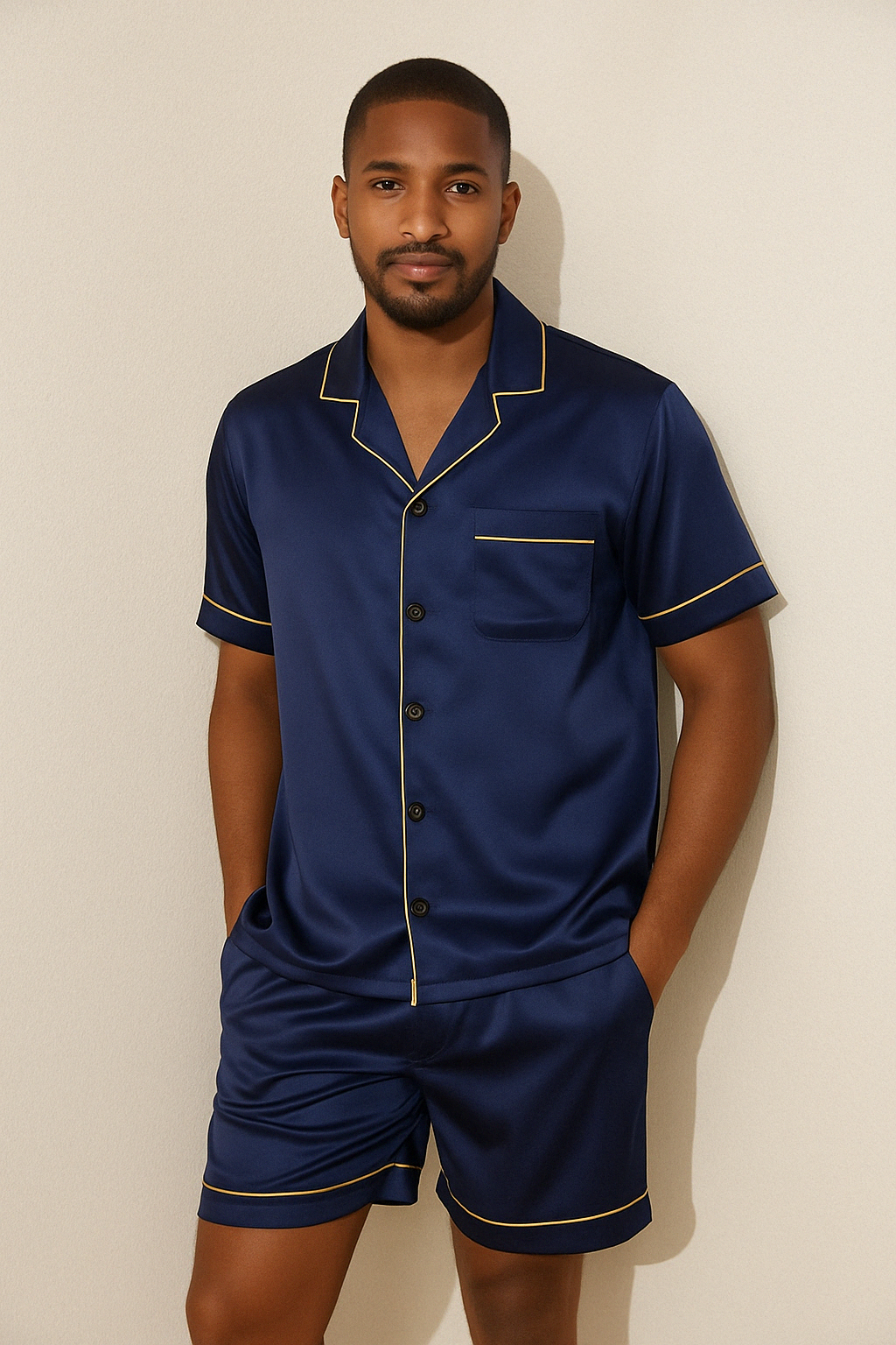 Premium Zijden Korte Pyjama Set