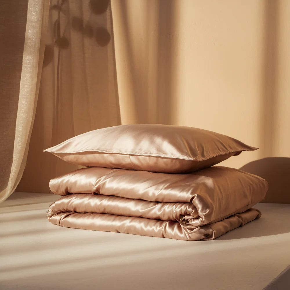 Premium Zijden Beddengoed Set