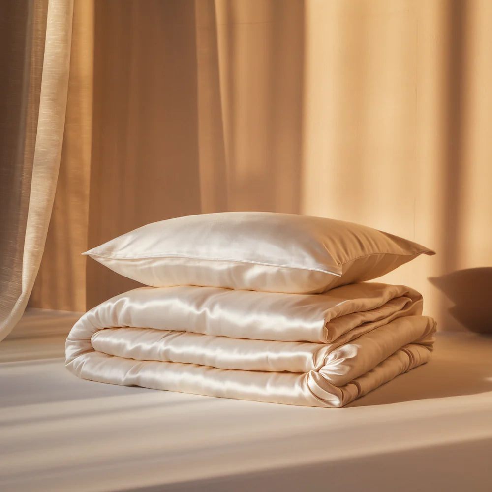 Premium Zijden Beddengoed Set
