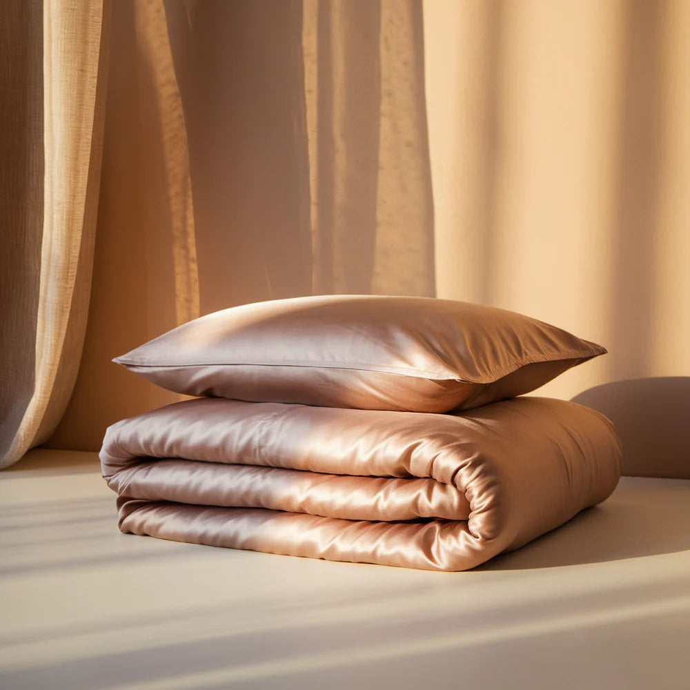 Premium Zijden Beddengoed Set