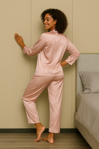 Premiun Zijden Pyjama Set Vrouwen