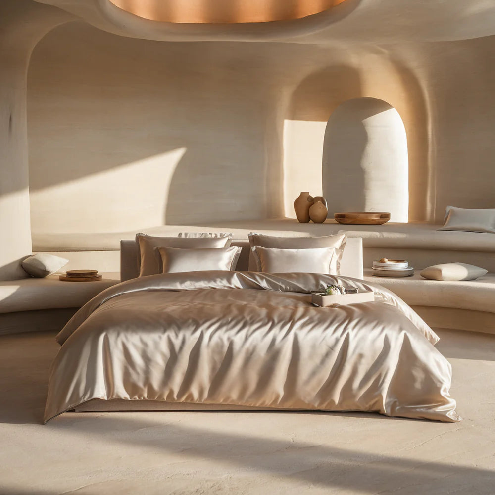 Premium Zijden Beddengoed Set
